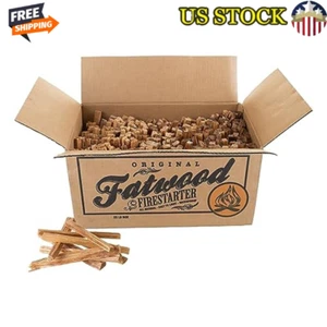 Fatwood Firestarter Sticks Natural Kindling Campfires Grills Fireplaces New - Picture 1 of 7