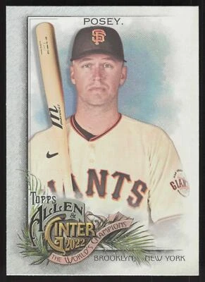 2022 Topps Allen & Ginter #77 Buster Posey Silver Portrait - Image 1 of 2
