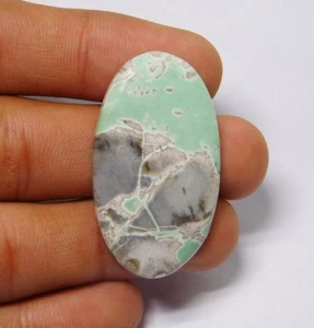 Cabujón suelto de piedras preciosas de variscita verde 100 % natural para joyería 36 quilates ME-7914 - Imagen 1 de 6