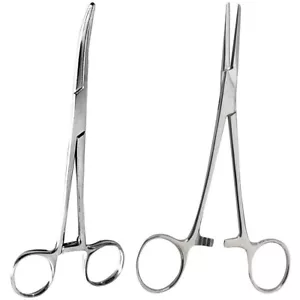 Set di 2 termostati curvi e dritti da 5", in acciaio inox - Foto 1 di 1