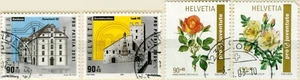 Schweiz gest. verschiedene Halbpostmarken 2001 (4 Marken) (815-4) - Bild 1 von 5
