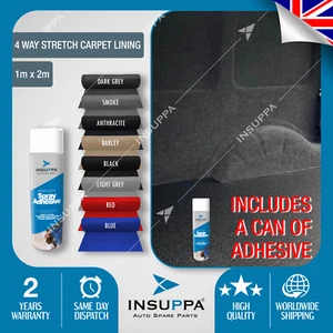 Camper Carpet Lining Van Stretch For Vw T5.1 T6.1 Caddy Race Day Caravan - 2sqm - Picture 1 of 76