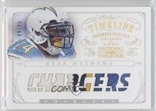 2013 National Treasures Timeline Materials Team Nickname Prime /25 Ryan Mathews