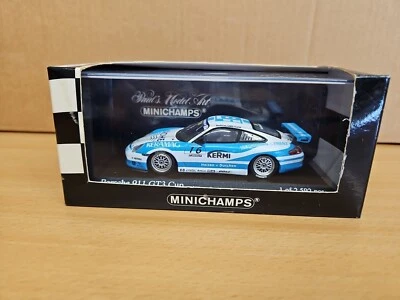 1:43 Minichamps Porsche 911 GT3 Cup Kermag Carrera 2005 400056216 modelo diecast Foto 1 de 4