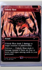 2023 MTG Magic the Gathering Secret Lair Play SLP #4 Unholy Heat Borderless Rare - Bild 1 von 2