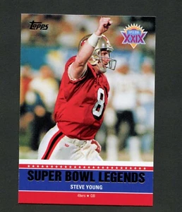 2011 Topps Super Bowl Legends Steve Young #XXIX ~ San Francisco 49ers - Picture 1 of 1