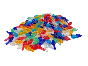 Keramik Weihnachtsbaumbeleuchtung 100 kleine bunte Twist Lichter Birnen   - Bild 1 von 4