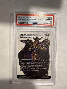2025 MTG FINAL FANTASY: THROUGH THE AGES #0010 GOLBEZ, CLAD IN DARKNESS PSA 10 - Picture 1 of 2