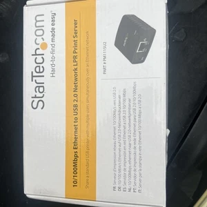 Adaptateur serveur d'impression réseau 10/100 Mbps Ethernet vers USB 2.0 LPR LAN Print Server - Photo 1/2