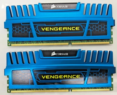 Corsair Vengeance 8GB (2x4GB) DDR3 CMZ8GX3M2A1600C9B 1600MHz PC3-12800 #R2615 - Bild 1 von 2