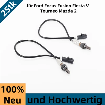 2 * Sonda lamda prima/dopo catalizzatore per Ford Focus Fusion Fiesta V Tourneo Mazda 2 1113382 - Immagine 1 di 4