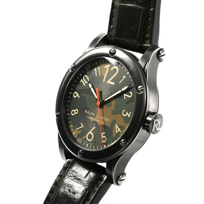 RALPH LAUREN Watch Safari RL67 Chronometer RLR0220711 Sonata Leather Strap w/Box - Image 1 of 4