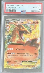 2014 Flashfire Charizard EX 12/106 Holo Low Pop 476 - PSA 10 Pokemon - Picture 1 of 1