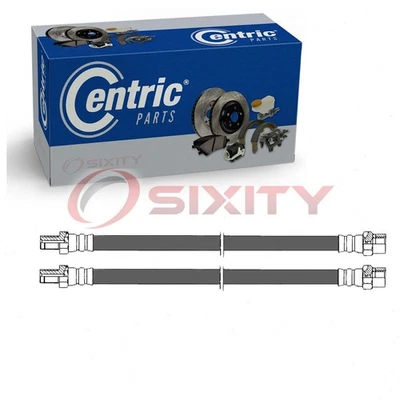 2 件 Centric 后制动液压软管适用于 1984 - 1993 梅赛德斯 - 奔驰 190E iq — 第 1/4 张图片