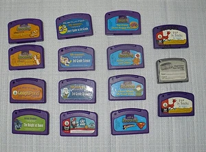 Leapfrog Leap Pad 1 & 2, Lot of 15 Scholastic Game Cartridges, Various Subjects - Picture 1 of 16