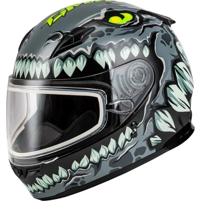GMax Youth GM-49Y Drax Snow Helmet - Grey - Small F2499240 - Image 1 of 4