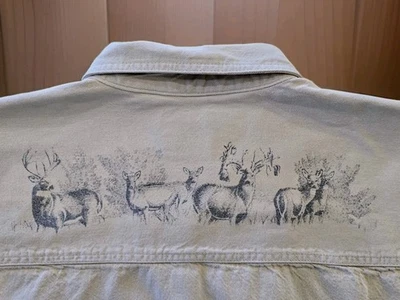 Vintage Legendary Whitetails Button Down Shirt Tan Long Sleeve Cotton Mens XXL - Image 1 of 4