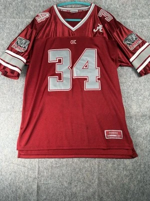 Винтажная нашитая футболка Alabama Crimson Tide Colosseum No34 2000-е размер Lrg - Изображение 1 из 4