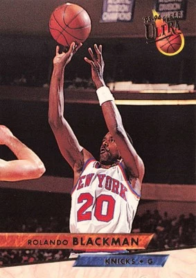 Rolando Blackman #125 1993-94 Ultra New York Knicks Basketball - Image 1 of 2