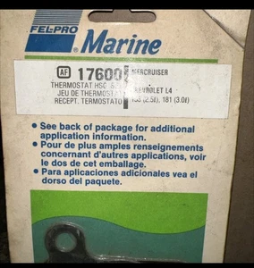 Junta de salida de refrigerante de motor marino Fel-Pro 17600 GSKT - Imagen 1 de 2