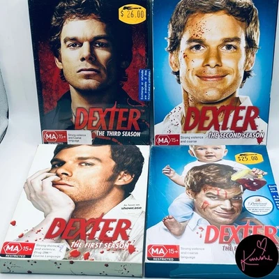 Dexter DVD Complete Seasons 1 - 4, 1 2 3 4   (3 and 4 are new and sealed) - Image 1 of 4