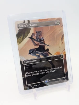 MTG - Sokka's Charge - Borderless Rare #66 - Avatar: The Last Airbender NM - Image 1 of 2