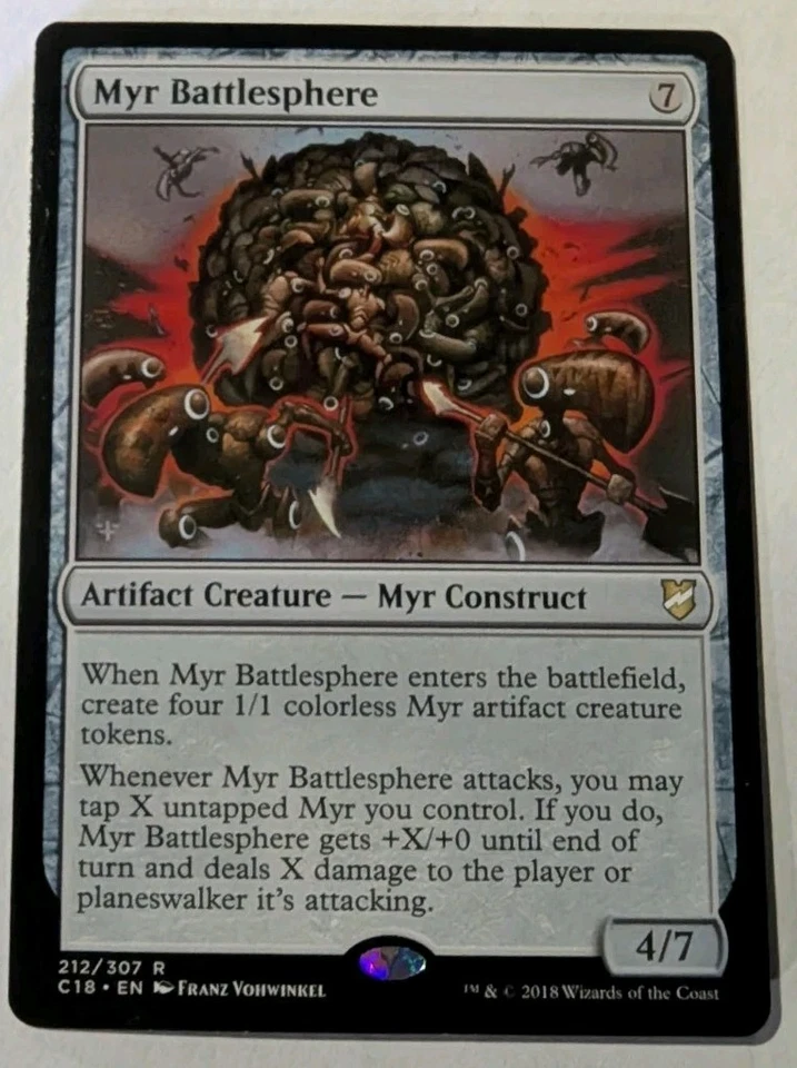 Myr Battlesphere Commander 2018 - MTG RARE - Image 1 of 1
