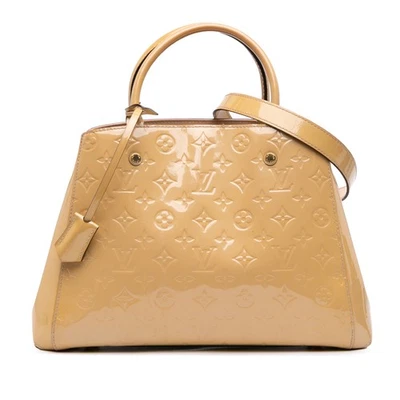 Подлинная коричневая монограмма Louis Vuitton Vernis Montaigne MM - Изображение 1 из 4