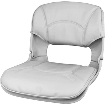 Asiento de barco gris con respaldo bajo para todo tipo de clima Tempress 45253 asientos marinos Foto 1 de 3