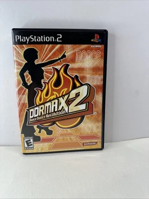 DDRMAX2 Dance Dance Revolution PlayStation 2 PS2 Video Game Complete Konami Arca - Image 1 of 4