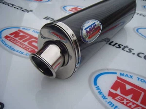 Suzuki GSXR 600/750 L1-L2  Carbon oval road legal MTC Exhaust - Picture 1 of 2