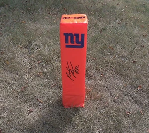 New York Giants RUEBEN RANDLE Signed Autographed Football Pylon COA! PROOF - Picture 1 of 2