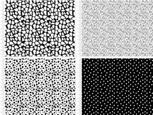 Abstract Jungle Prints 100% Cotton Collection Black White Fabric 112cm Wide - Picture 1 of 7