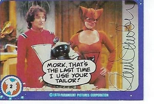 PAM DAWBER SIGNED 1978 TOPPS MORK & MINDY #2 - MINDY - Picture 1 of 1