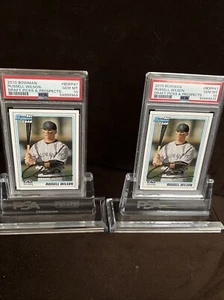 Two Russell Wilson 2010 1st Bowman Rookie Cards Consecutive Numbers PSA 10 - Picture 1 of 5