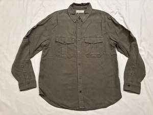 Everlane men's The Utility Shirt Jacket in Buttersoft, Green, Size Large - Picture 1 of 10