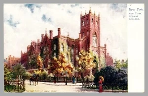 New York Normal College New York City Raphael Tuck & Sons Oilette c1907 Postcard - Picture 1 of 2