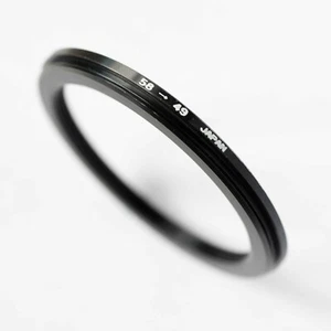 58mm - 49mm STEP DOWN (STEPPING) FILTER RING ADAPTER… 58-49 - Picture 1 of 1