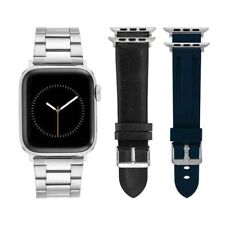 Vince Camuto Mulberry Collection Apple Watch Band Silver, Blue, Black 42/44/45mm