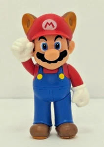 Jakks Pacific World of Nintendo 2.5" Raccoon Mario Figure - Bild 1 von 2