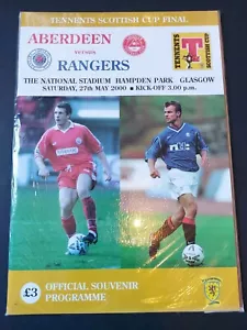 2000 Scottish Cup Final Football Programme Aberdeen v Rangers 27/05/2000 Mint - Picture 1 of 1