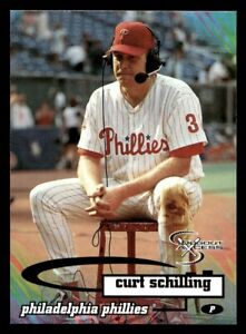 1998 SkyBox Dugout Axcess Curt Schilling #35 Philadelphia Phillies