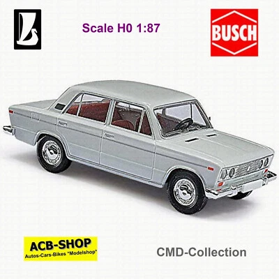Lada 1600 Sedan WAS 2106 VAZ-2106 Zhiguli 1976-2006 White 1:87 Busch 50550 Foto 1 de 2