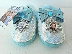 Pantuflas difusas copo de nieve Disney Frozen 2 niñas varios tamaños - Imagen 1 de 5