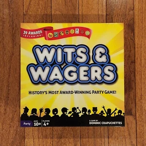 Juego de mesa Wits & Wagers juego de fiesta/trivia amigable para niños ¡Ganador de premios! Edades 10+ - Imagen 1 de 5
