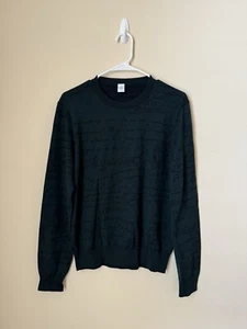 Berluti Scritto Jacquard Wool Sweater Green Small - Picture 1 of 5