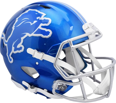 Lions Unsigned Riddell FLASH Alternate Revolution Speed Football Helmet Cover