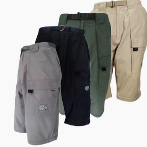 Herren MOC Cargo Tactical Combat Umbau Shorts zu Hose 6 Taschen Outdoor Arbeit - Bild 1 von 11