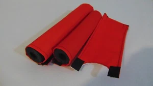 RED CLASSIC BIKE BMX PAD SET STEM HANDLEBAR TOP TUBE BIKE PADS BMX RED CLASSIC - Imagen 1 de 9