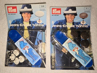 Prym 622 240 5x + 622 241 5x Jeans-Knöpfe, nähfrei, 17 mm Durchm., rostsicher - Bild 1 von 2